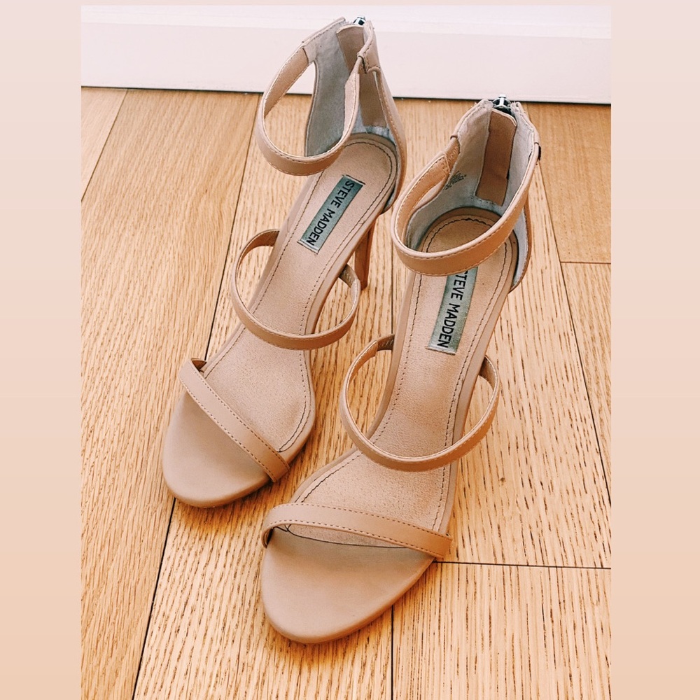 Steve Madden Nude Heel Sandals